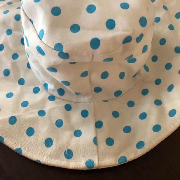 Vintage Polka Dot Sub Hat 100% Cotton Hong Kong - Picture 6 of 7